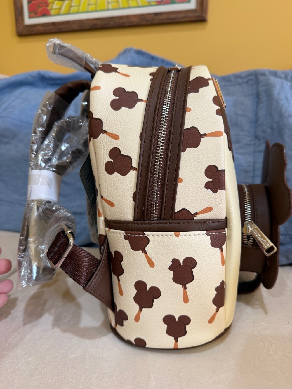 Loungefly Mickey Premium Bar Backpack & Ears - Picture 8 of 8